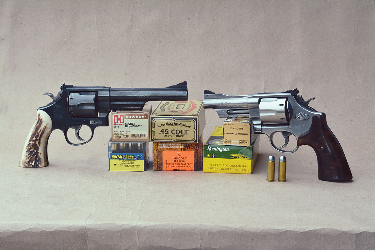 Due to the many old black-powder-era guns chambered in 45 Colt, factory loads are often loaded to low pressures. Handloading can substantially improve performance.